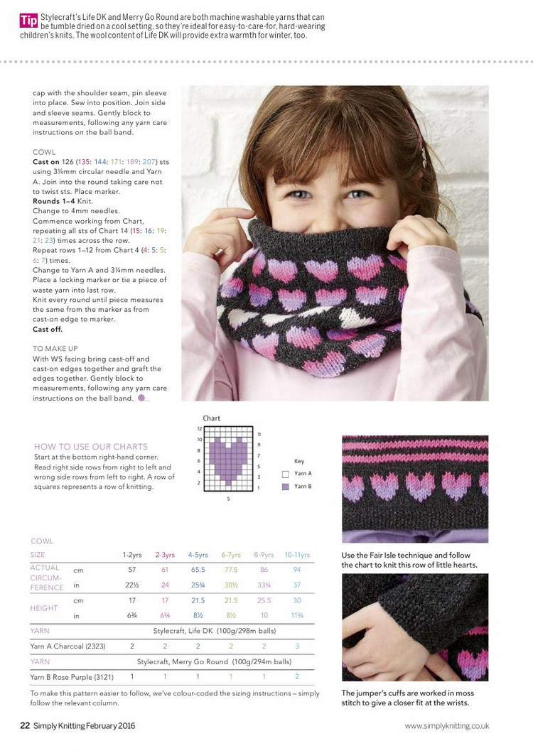 Simply Knitting  February 2016 - 輕描淡寫 - 輕描淡寫