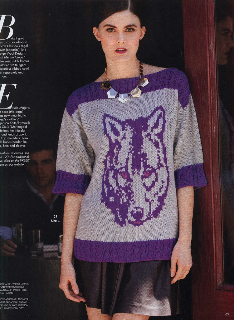 Vogue Knitting 2013 秋 - 紫蘇 - 紫蘇的博客