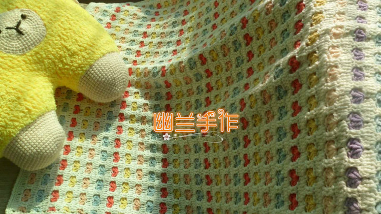 童心～～～美美噠愛心童毯38 - 空谷幽蘭 - 指尖的溫柔～幽蘭の編織時光