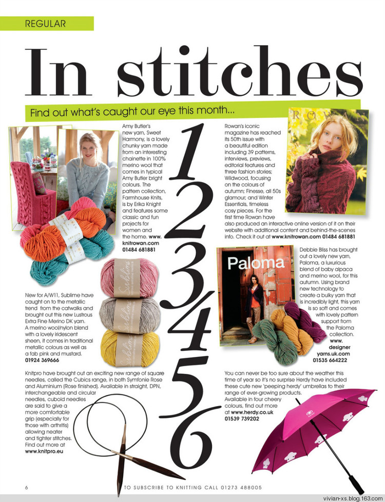 Knitting2011—— Issue 93 - Vivian - Vivian天天向尚