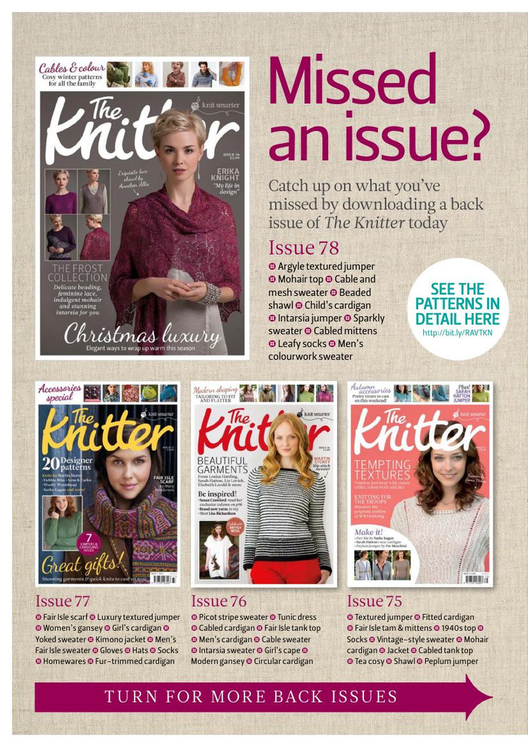 The Knitter Issue 79 2014 - 輕描淡寫(xiě) - 輕描淡寫(xiě)