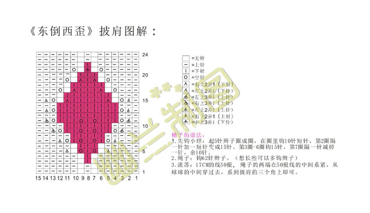彩葉～～～仿東倒西歪披肩45 - 空谷幽蘭 - 指尖的溫柔～幽蘭の編織時(shí)光