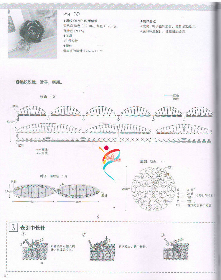 【雨菱掃描】戀上手編花飾 57款小飾品 - 雨菱 - 愛是綻放的花朵