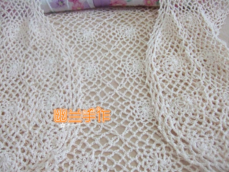 梨花落～～～蕾絲拼花小披肩 - 空谷幽蘭 - 指間的溫柔