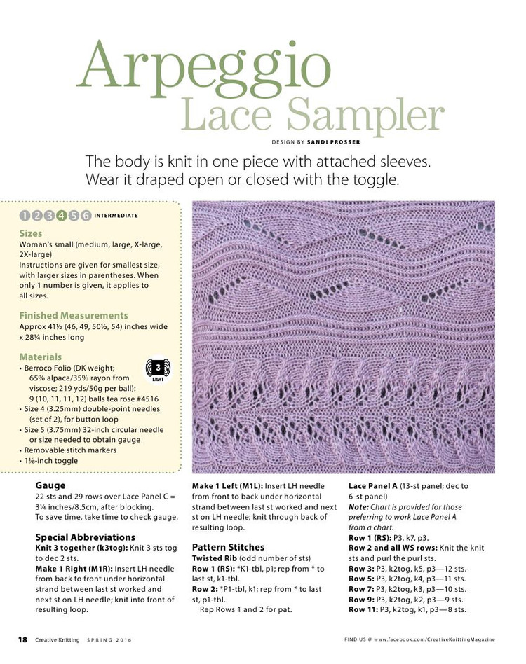 Creative Knitting  Spring 2016 - 輕描淡寫 - 輕描淡寫