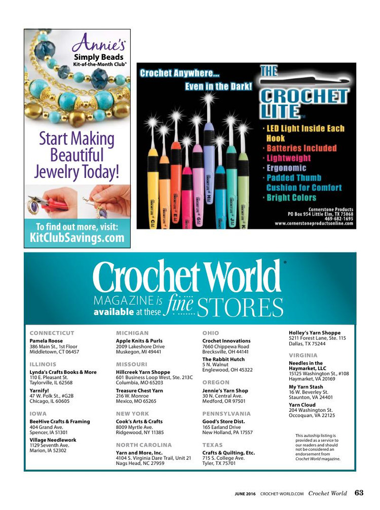Crochet World №3 2016 - 輕描淡寫 - 輕描淡寫