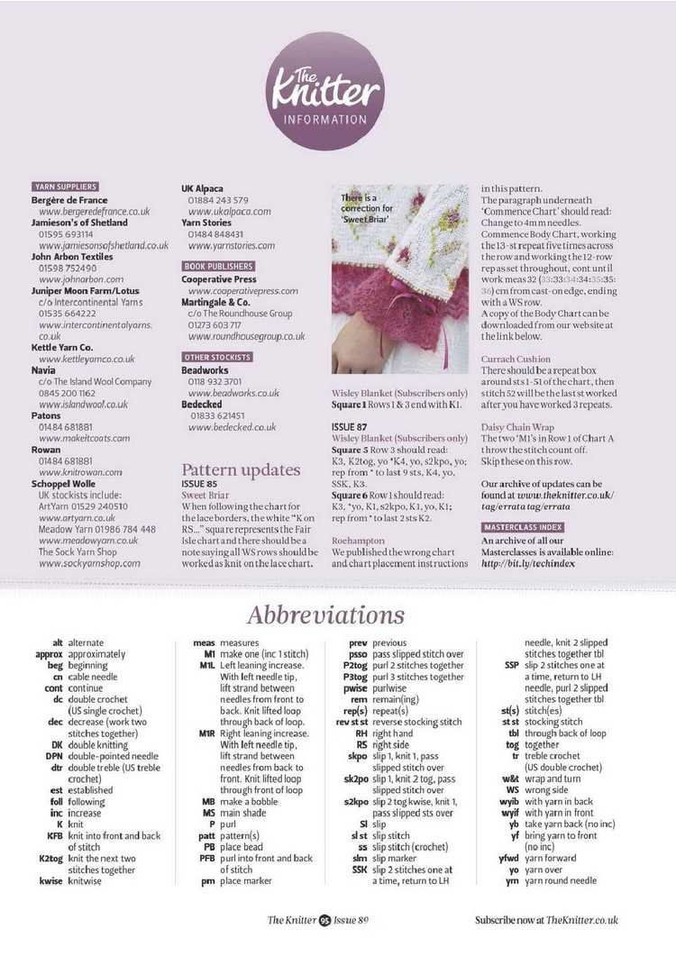 The Knitter Issue 89 2015 - 輕描淡寫 - 輕描淡寫