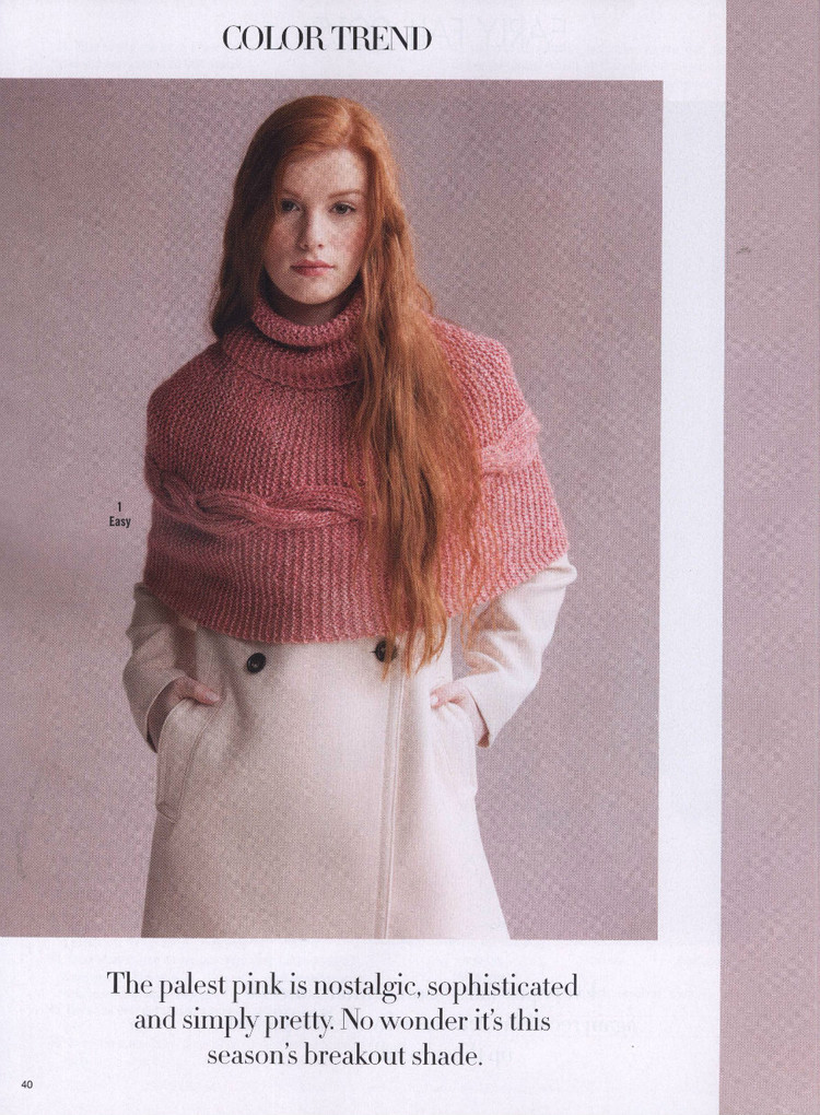 Vogue Knitting  Early Fall 2015 - 輕描淡寫 - 輕描淡寫