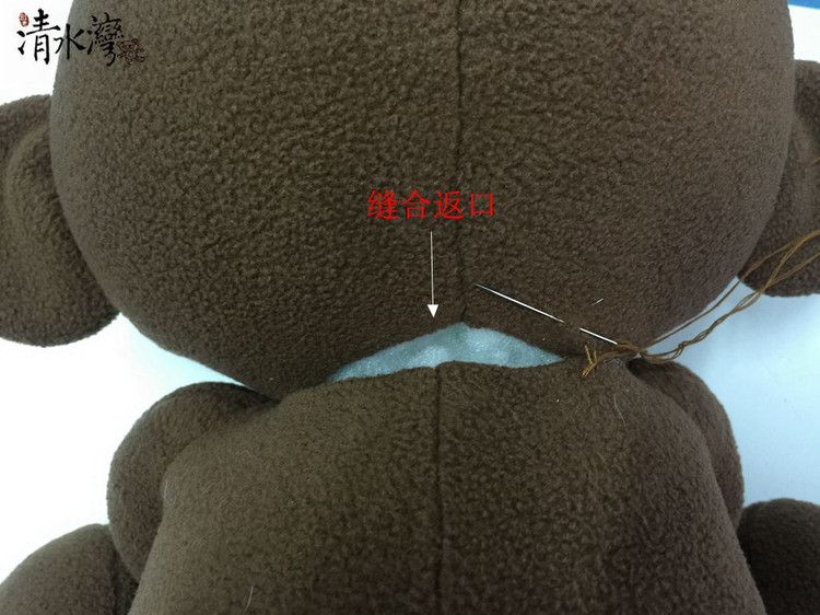 猴子的制作步驟 - 清水灣手工布藝 - 掬花在手,必有芬芳拂袖