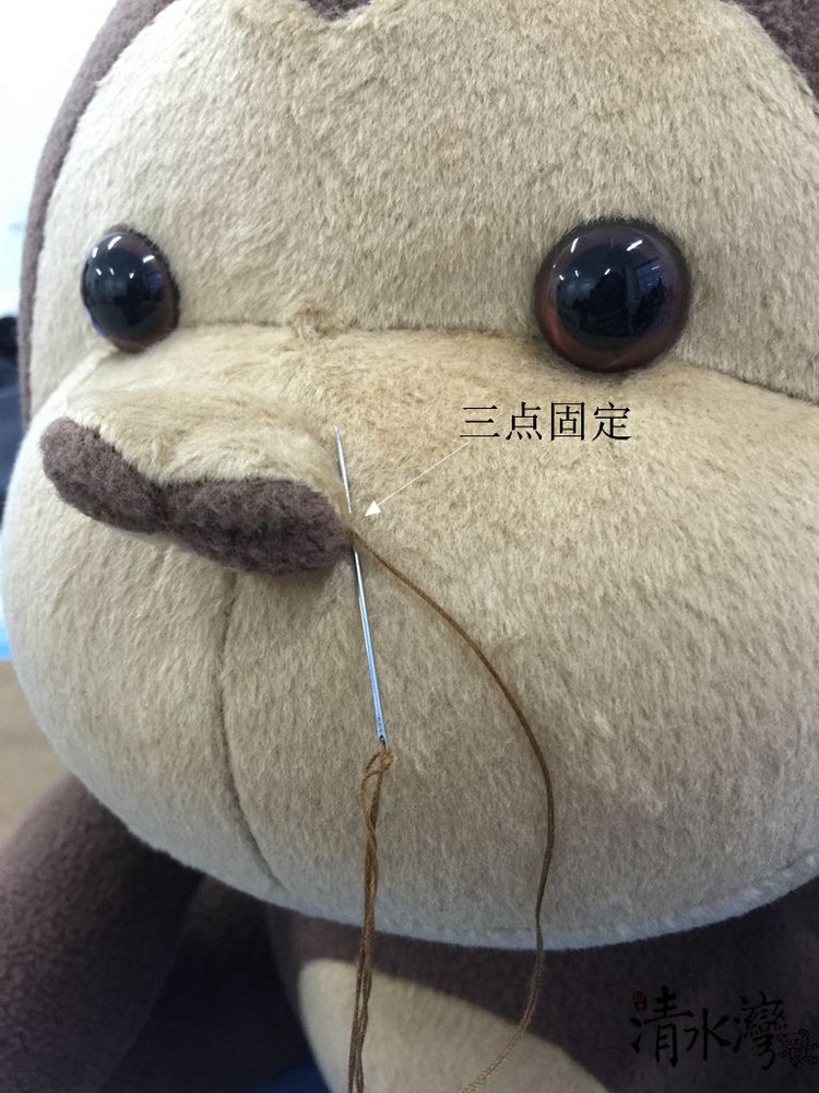 猴子的制作步驟 - 清水灣手工布藝 - 掬花在手,必有芬芳拂袖