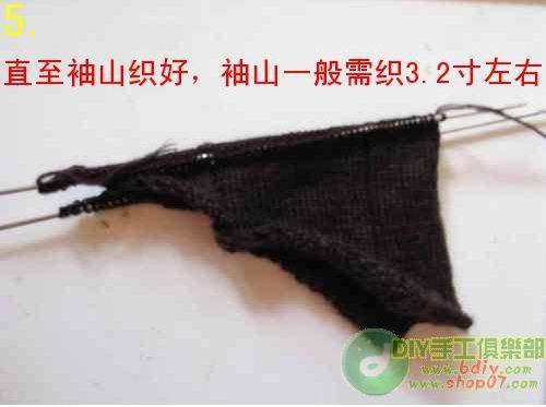 一種袖子的簡易織法（轉(zhuǎn)） - maomao - 我隨心動