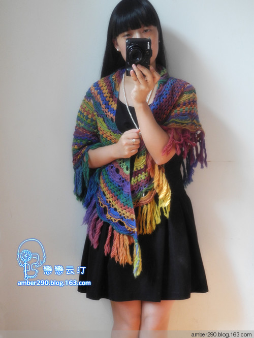 【戀戀云汀】彩虹貴夫人披肩 - 戀戀云汀 - 汀水云間戀戀云汀