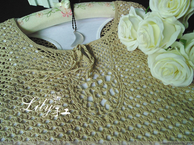 【Lily手工】--初見---蕾絲精致小衫 - Lily - Lily的手工編織天地