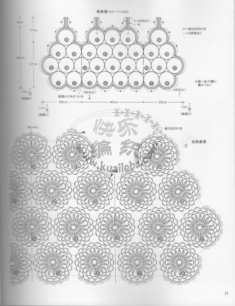 Crochet lesson 2012 母女親子裝 - 紫蘇 - 紫蘇的博客