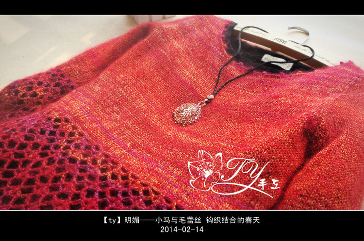 1410——明媚——小馬與毛蕾絲  鉤織結(jié)合的春天 - ty - ty 的 編織博客