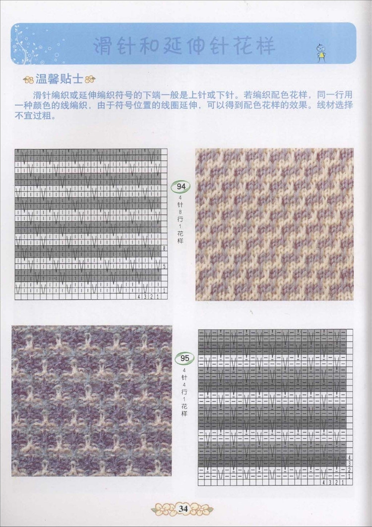 棒針編織基礎(chǔ)花樣篇（1） - 紫蘇 - 紫蘇的博客
