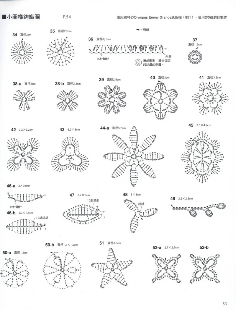 Crochet Lace Floral Applique 2011 - 紫蘇 - 紫蘇的博客