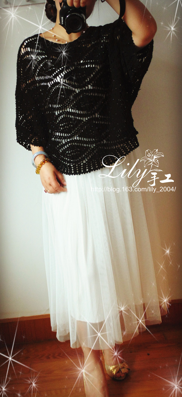 【Lily手工】--201525--聆聽--休閑蝙蝠袖鉤衣 - Lily - Lily的手工編織天地