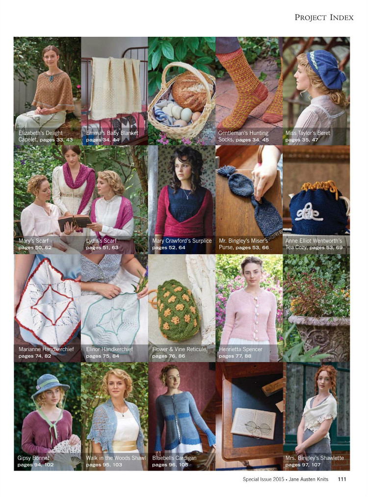 Interweaves Jane Austen Knits  Special Issue2015 - 輕描淡寫 - 輕描淡寫