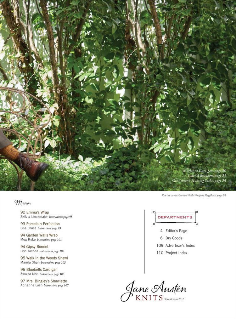 Interweaves Jane Austen Knits  Special Issue2015 - 輕描淡寫 - 輕描淡寫