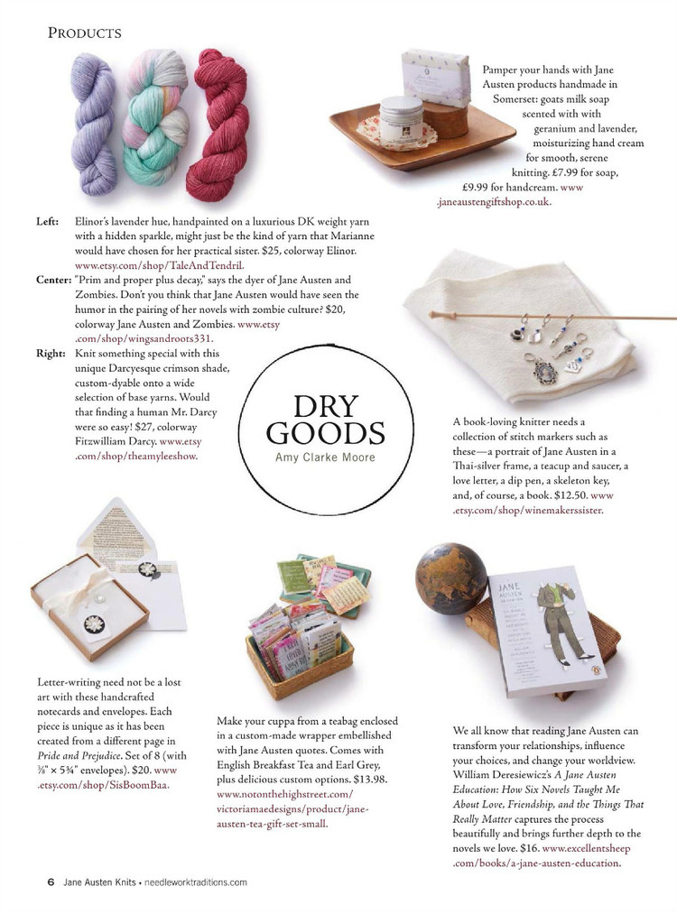 Interweaves Jane Austen Knits  Special Issue2015 - 輕描淡寫 - 輕描淡寫