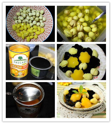 黃桃蓮子龜苓膏-- - 周太靚湯 - 周太靚湯