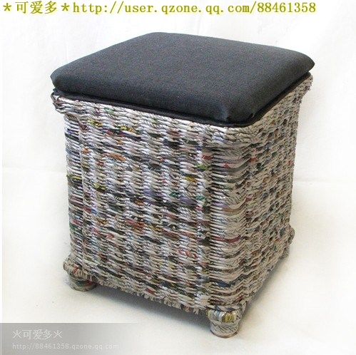 廢舊雜志報紙編織物（多圖鑒賞/附教程）——makki - 小小 - 靜水流深