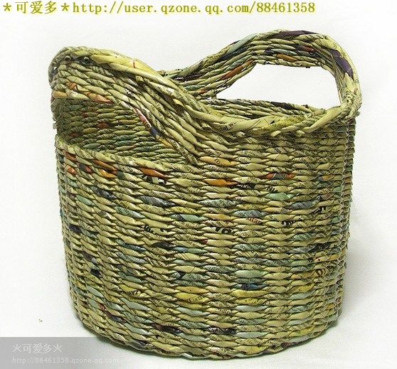 廢舊雜志報紙編織物（多圖鑒賞/附教程）——makki - 小小 - 靜水流深