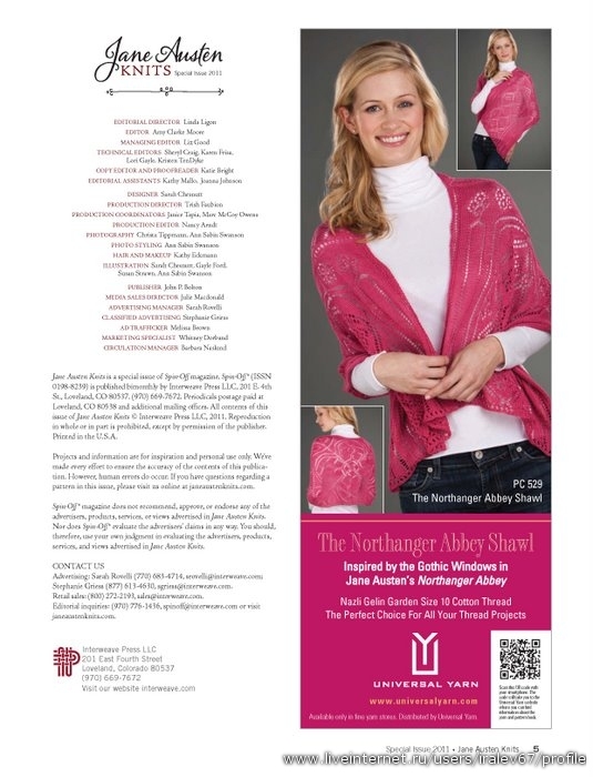 Jane Austen Knits Special Issue 2011 - 編織幸福 - 編織幸福的博客 Jane Austen Knits Special Issue 2011 - 編織幸福 - 編織幸福的博客