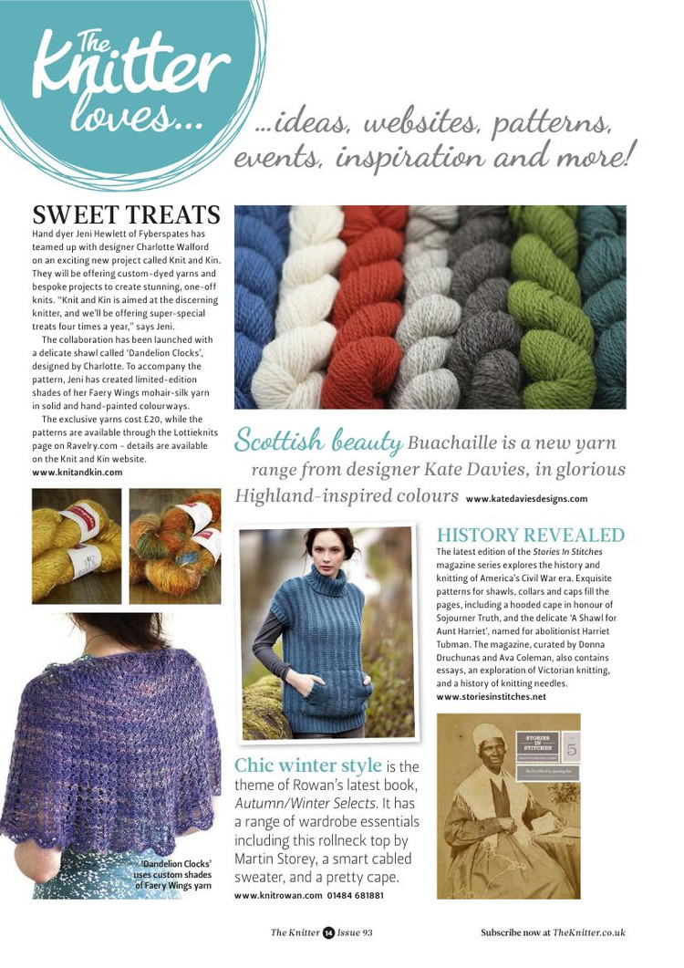 The Knitter Issue 93 2015 - 輕描淡寫(xiě) - 輕描淡寫(xiě)