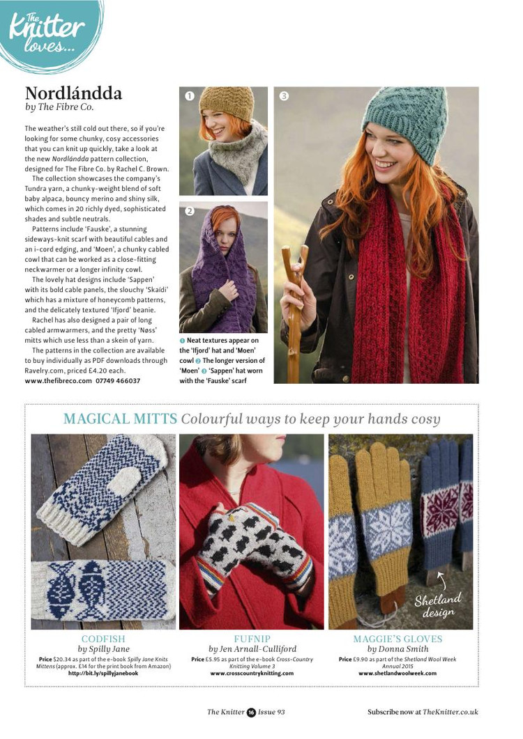 The Knitter Issue 93 2015 - 輕描淡寫(xiě) - 輕描淡寫(xiě)