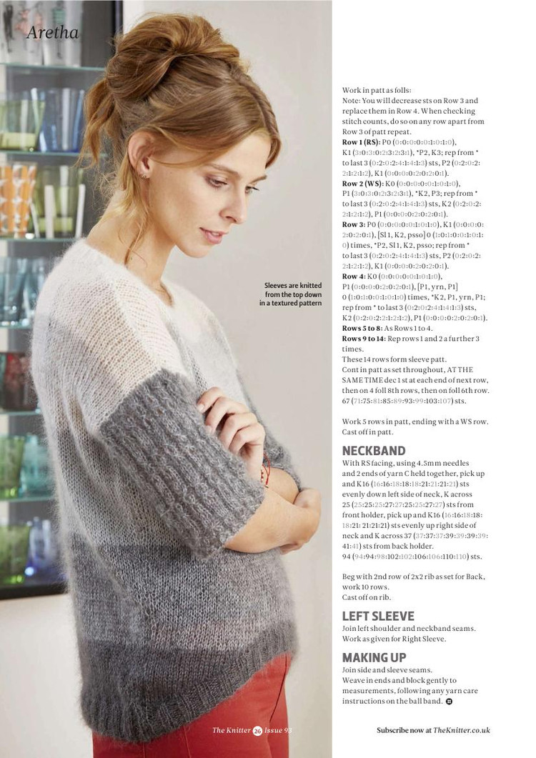 The Knitter Issue 93 2015 - 輕描淡寫(xiě) - 輕描淡寫(xiě)