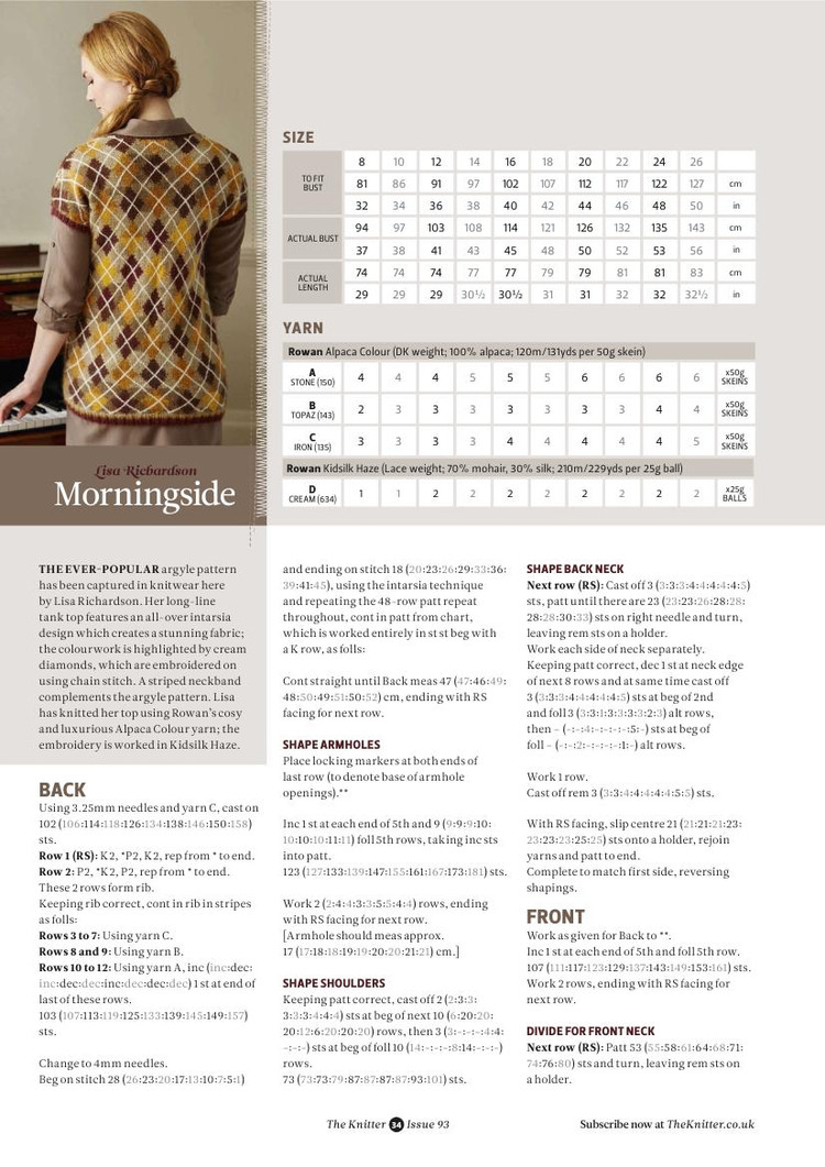 The Knitter Issue 93 2015 - 輕描淡寫(xiě) - 輕描淡寫(xiě)