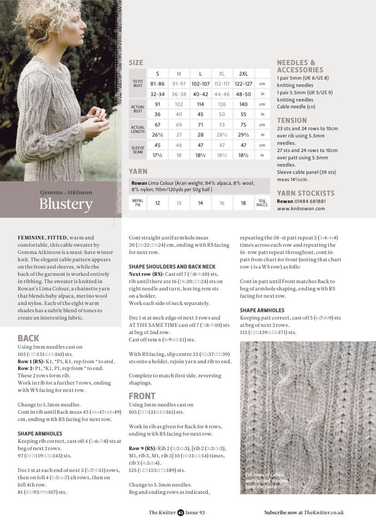 The Knitter Issue 93 2015 - 輕描淡寫(xiě) - 輕描淡寫(xiě)