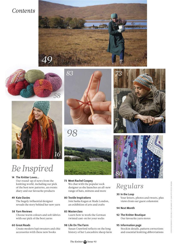 The Knitter Issue 93 2015 - 輕描淡寫(xiě) - 輕描淡寫(xiě)