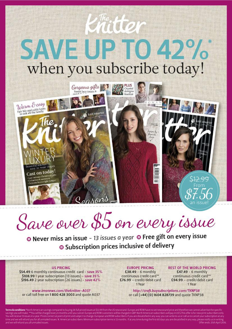The Knitter Issue 93 2015 - 輕描淡寫(xiě) - 輕描淡寫(xiě)