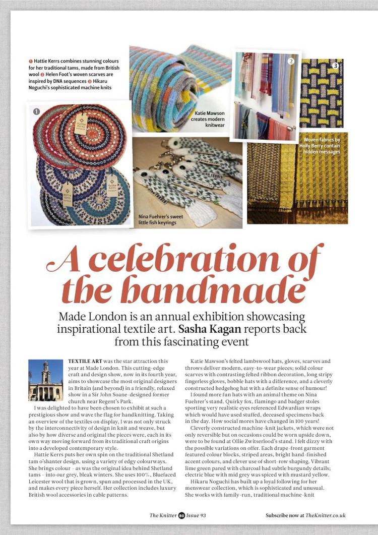 The Knitter Issue 93 2015 - 輕描淡寫(xiě) - 輕描淡寫(xiě)