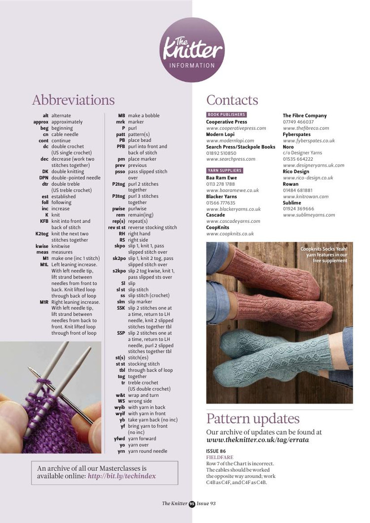 The Knitter Issue 93 2015 - 輕描淡寫(xiě) - 輕描淡寫(xiě)