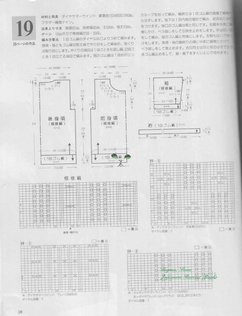 Knit Spring  Sammer-1987 NV7310 - 紫蘇 - 紫蘇的博客