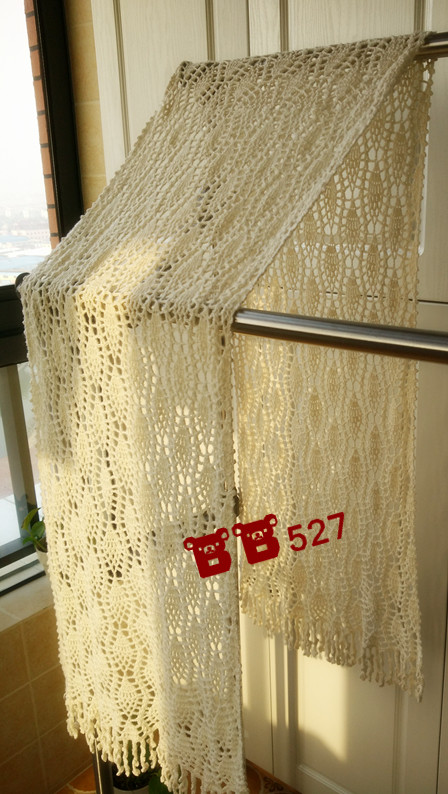 實(shí)用的長(zhǎng)款菠蘿披肩 - BB527 - bb527快樂編織之旅