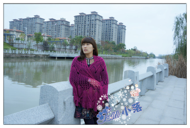 【藍(lán)小落】野百合的冬天~~小馬唯美披肩 - 藍(lán)小落 - 藍(lán)小落的博客