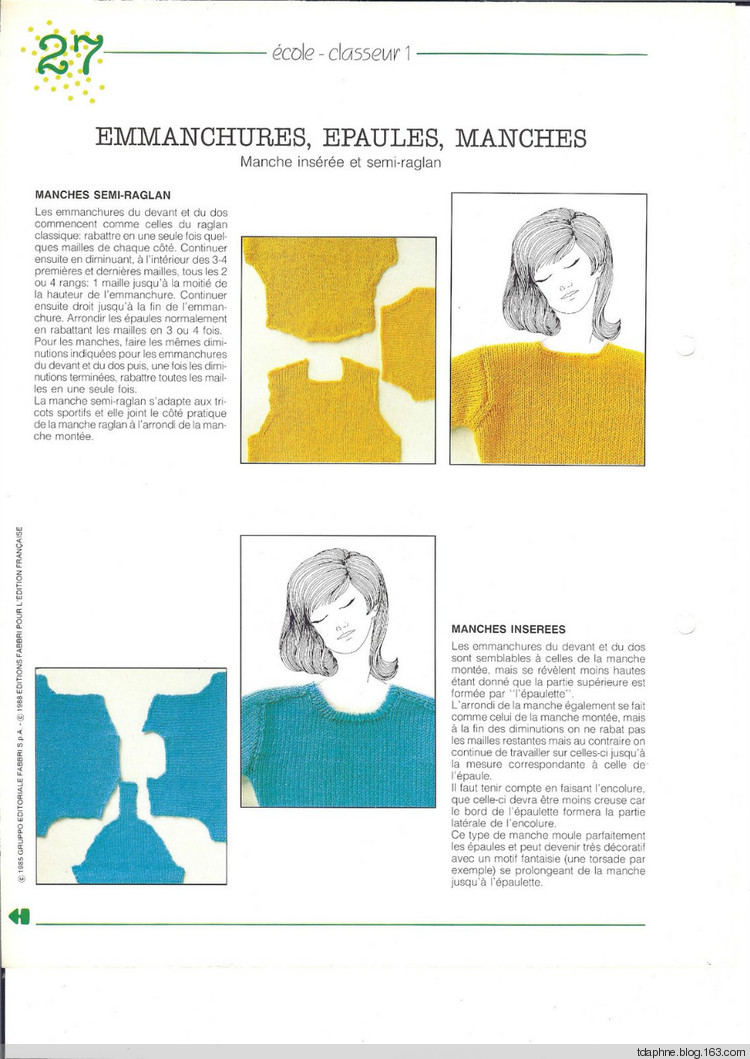 法國編織基礎(chǔ)書圖解秘籍49-100包羅萬有Tricot Passion - école classeur - Daphne Tsui - 因為愛所以愛