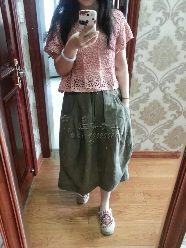 往事手工--夏沫~~拼花短款罩衫 - 往事只能回味 - 往事只能回味的博客
