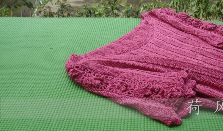 紅袖——棉蕾絲短袖 - 七月.荷風 - 水殿風來