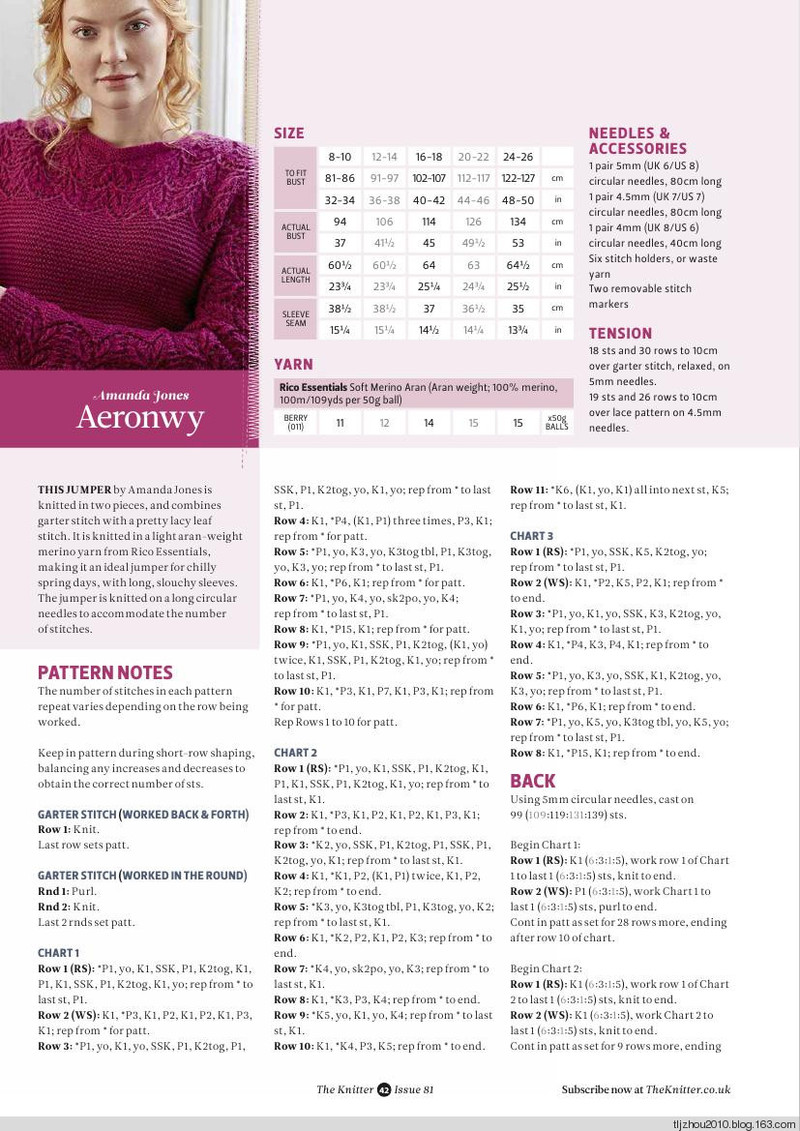 The Knitter Issue 81 - 紫蘇 - 紫蘇的博客