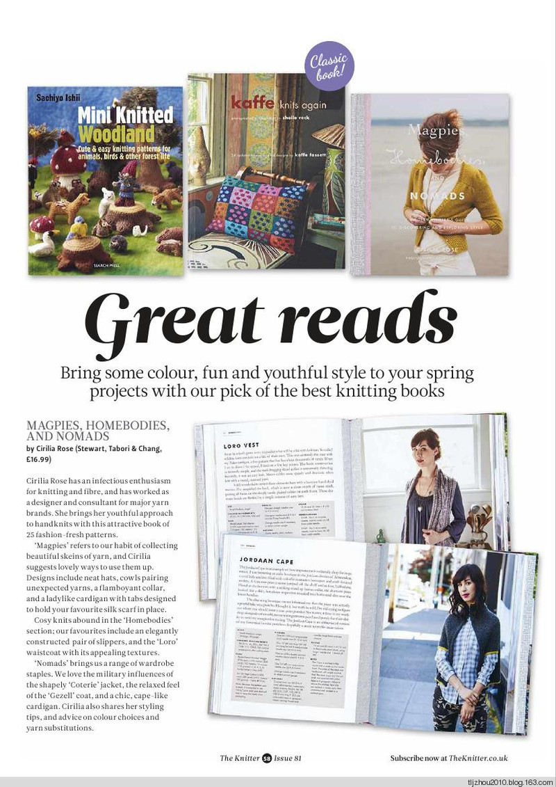 The Knitter Issue 81 - 紫蘇 - 紫蘇的博客