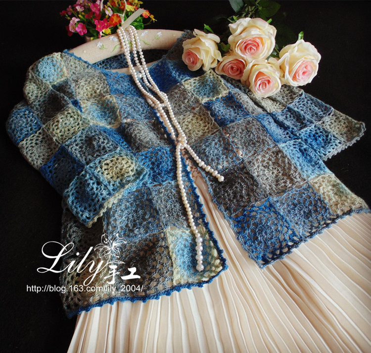 【Lily】--如黛--暖春拼花小開衫 - Lily - Lily的手工編織天地