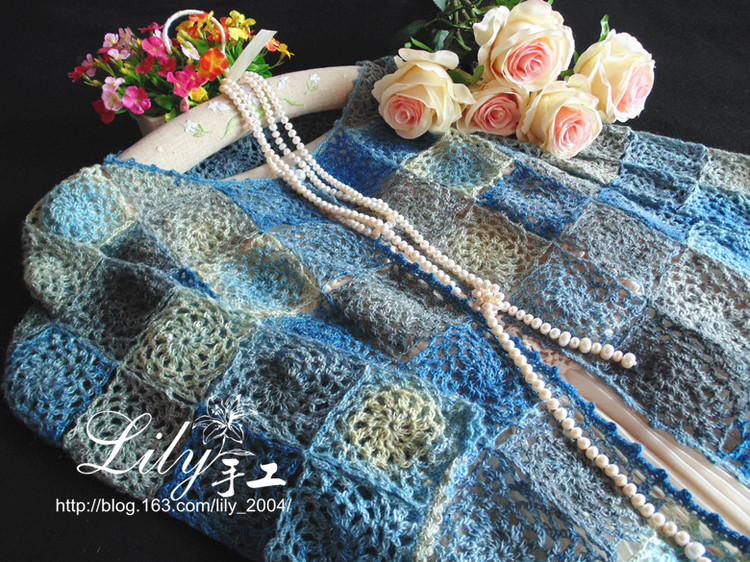 【Lily】--如黛--暖春拼花小開衫 - Lily - Lily的手工編織天地