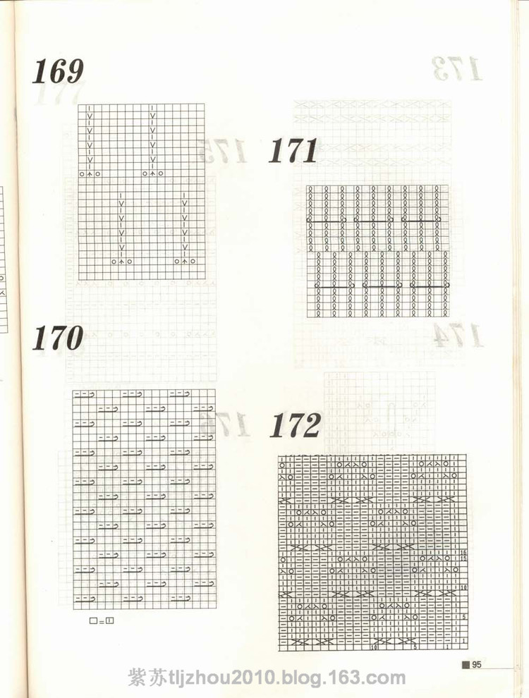 Knitting patterns---棒針花樣專輯（2） - 紫蘇 - 紫蘇的博客