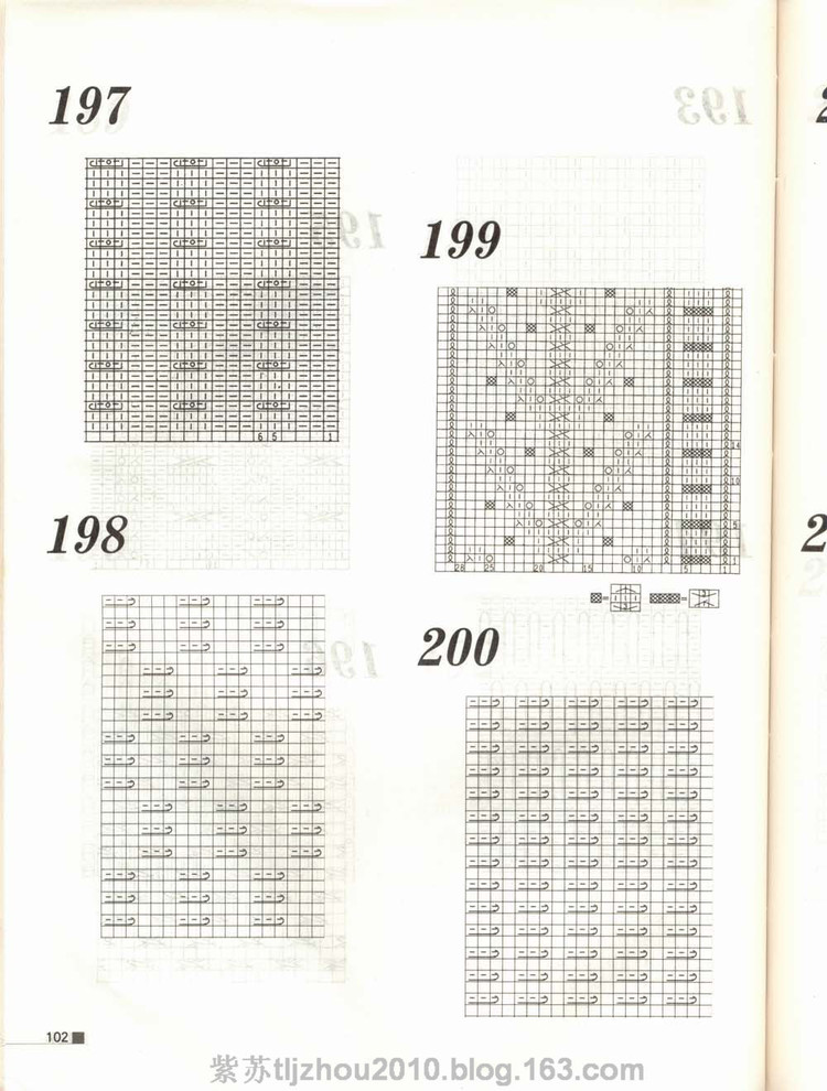 Knitting patterns---棒針花樣專輯（2） - 紫蘇 - 紫蘇的博客